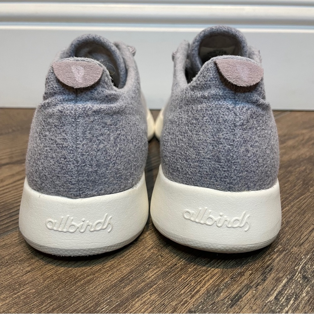 Allbirds x Outdoor Voices Collaboration OV SF Grey Woolrunners Size W8 - Picture 7 of 10